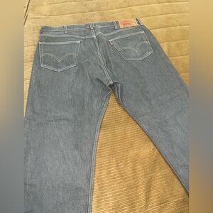 501XX Button Fly Levi Pants Size 44”x30” Grey Denim